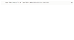 Desktop Screenshot of modernlovephotography.com