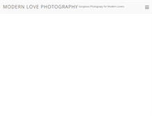 Tablet Screenshot of modernlovephotography.com